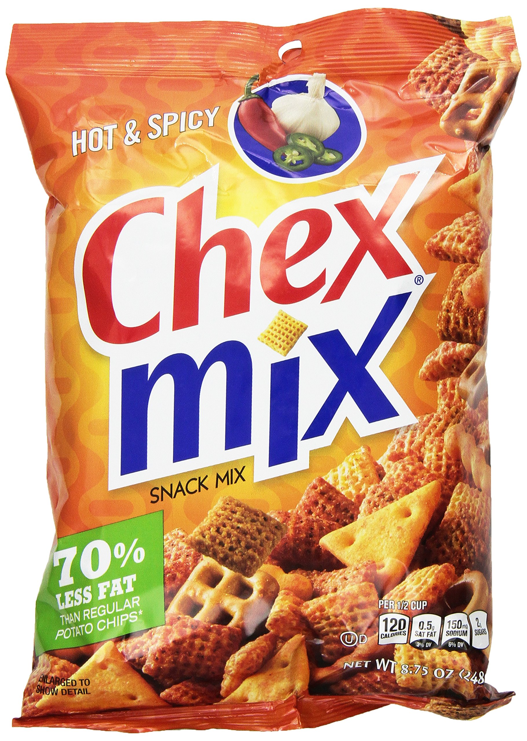 Chex Mix Jalapeño Cheddar Snack Mix 8.75 oz. Bag (pack of 12)