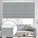Sulugood No Tools No Drill Cordless Blackout Roman
