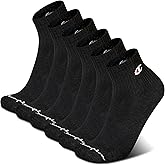 Champion Men's Moisture-Wicking Cushioning & Arch Support Ankle Socks (6-Pack)
