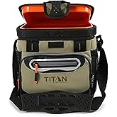 Titan by Arctic Zone Deep Freeze Cooler - Zipperless Hardbody Cooler - Deep Freeze Insulation, HardBody Liner, and SmartShelf