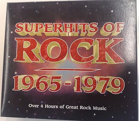 Superhits of Rock 1965-1979 (4 CD Set) Kompilation, Import