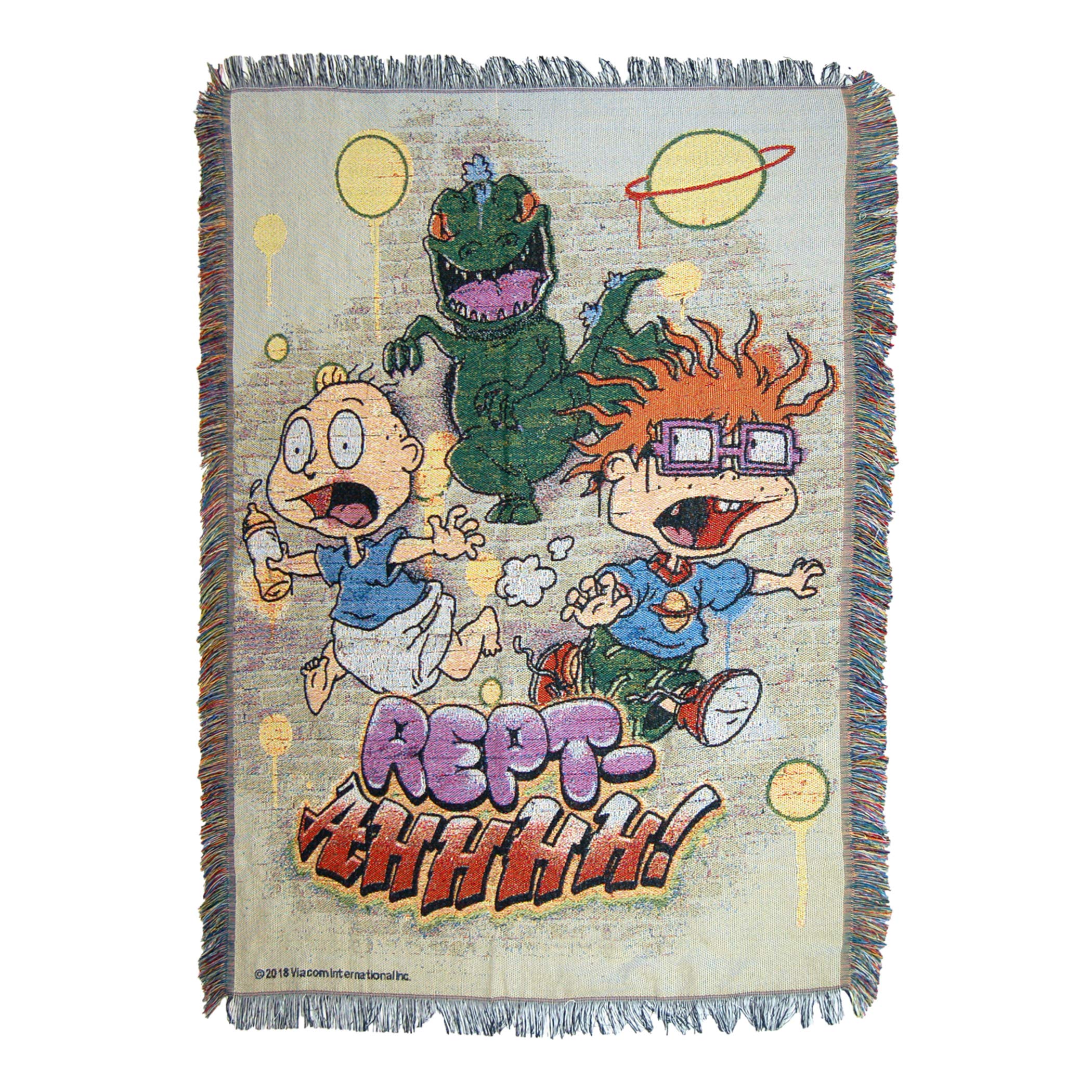 NORTHWEST Throw, Polyester, Reptahhhh, Woven Tapestry Blanket