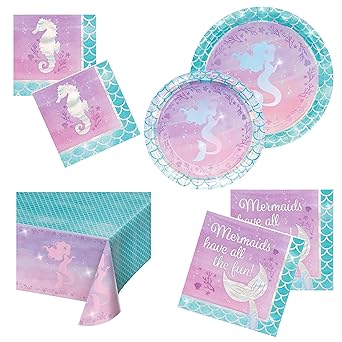 Amazon Com Mermaid Party Supplies Baby Shower Decorations