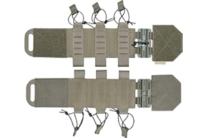 Black Gunpowder Elastic Tactical Quick Release Cummerbund Magnetic Buckles Model TC1