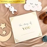 Omni & Ori Inspirational Baby Journal Memory Book Cream Gold 172 Pages view 2