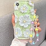 for iPhone XR Curly Wavy Case, Cute Colorful Retro