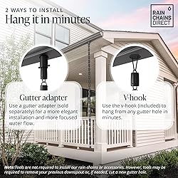 Rain Chains Direct - Barrel Rain Chain - 8.5 FT