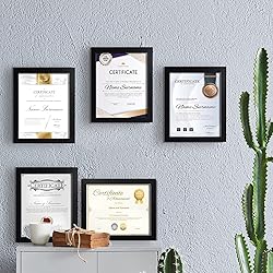 SESEAT 8.5 x 11 Frame Certificate Document Frame