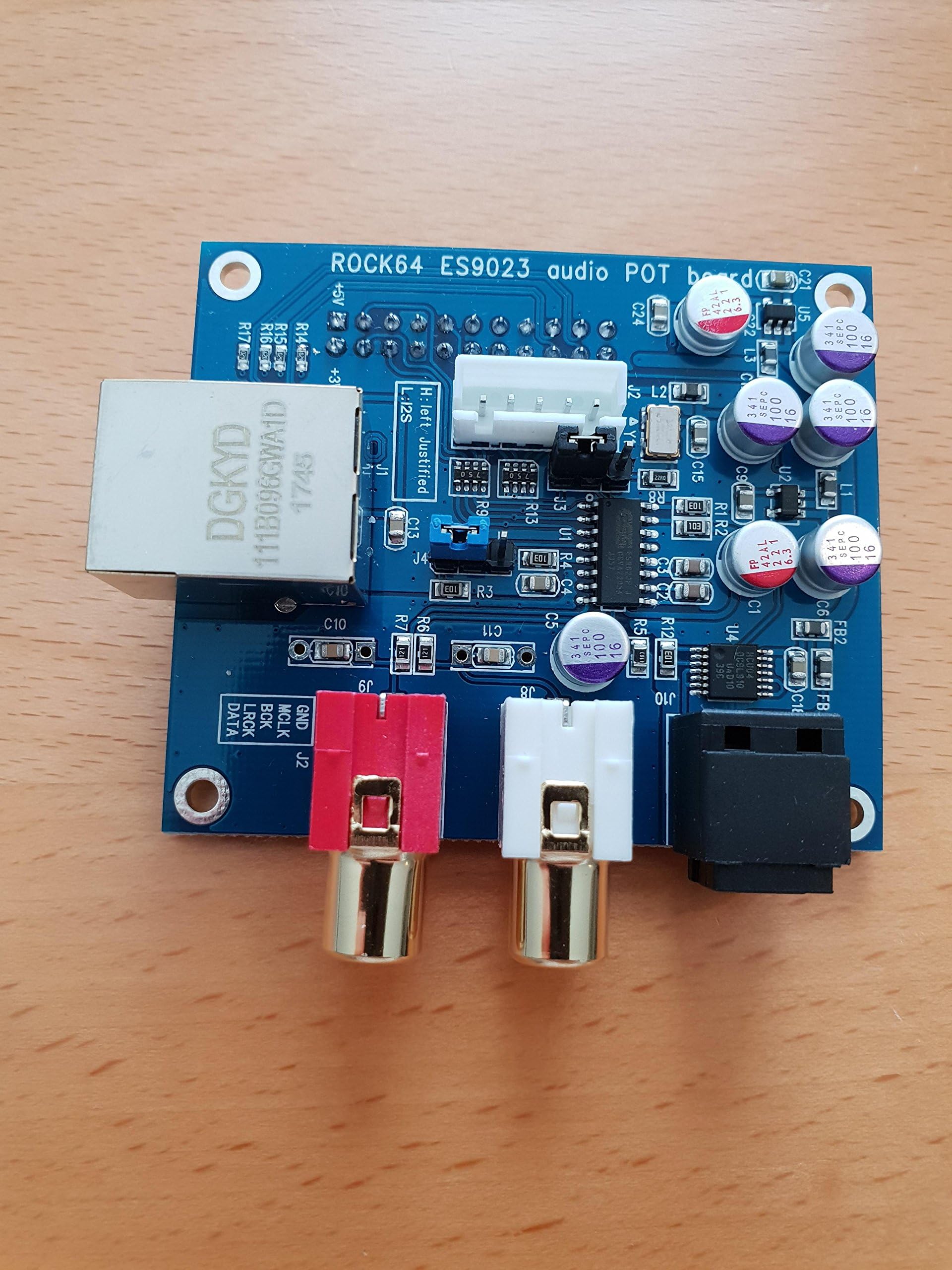 Audio / NIC Board for Rock64