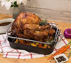 HIC Kitchen Roasting Pro V-Shaped Roasting Baking