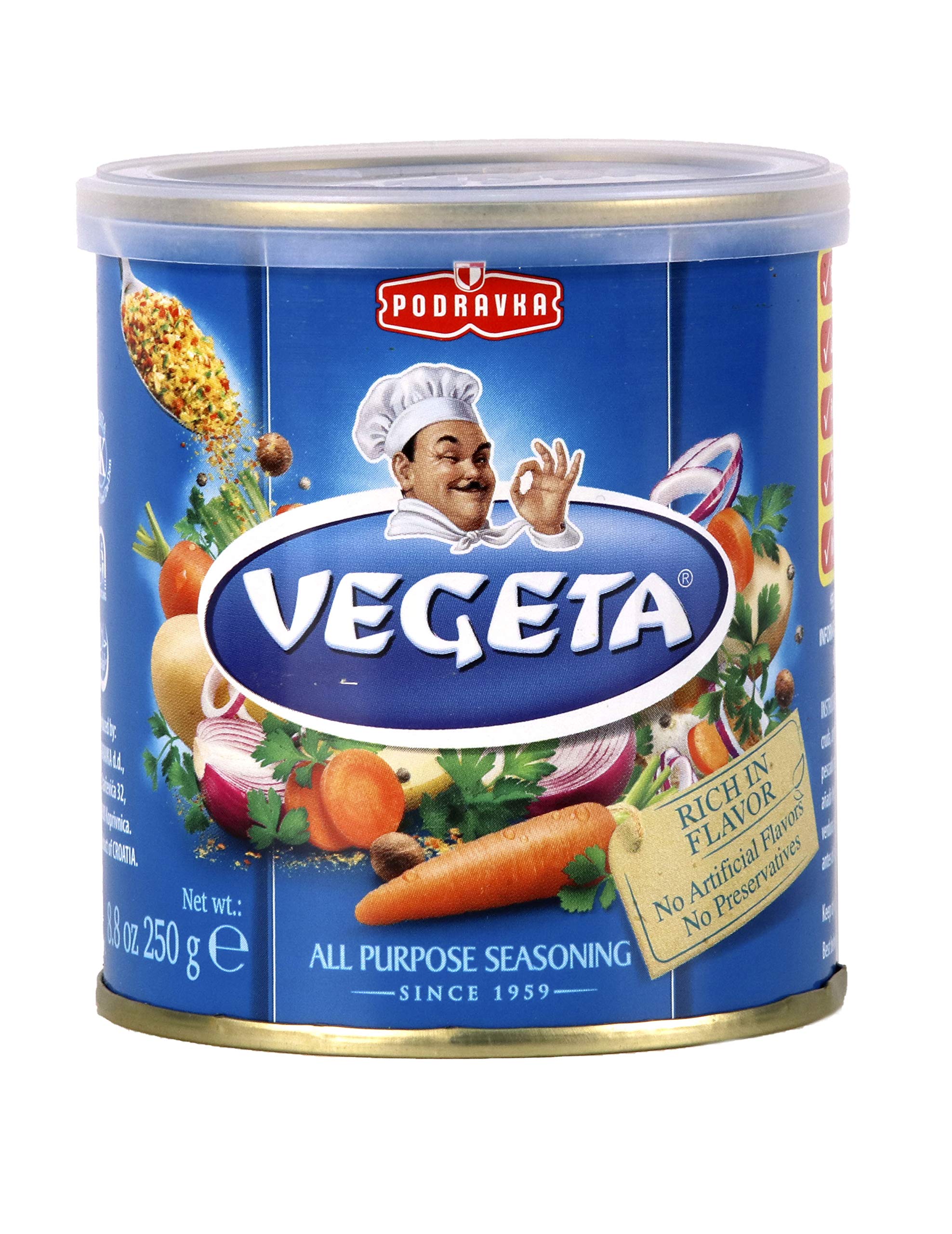 Vegeta All Purpose Seasoning Mix, Can 8.8 oz (250 g) Buy Online in United Arab Emirates at