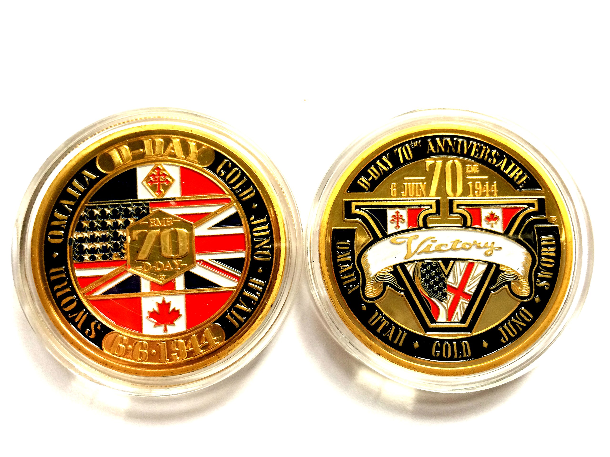 Cross My Heart D-Day 70th Anniversary Coin WW2 World War 2 VICTORY in EUROPE