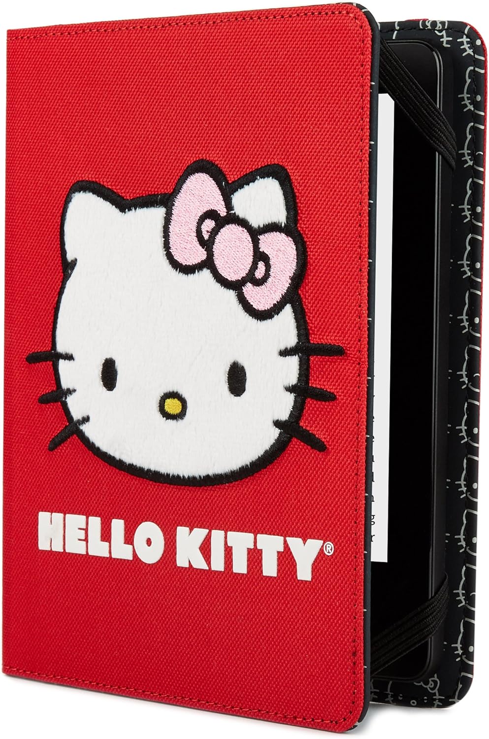 Hello Kitty Fur Face Cover - Red (Fits Kindle Paperwhite, Kindle & Kindle Touch)