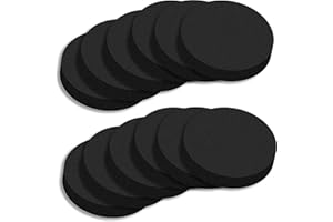 ZHITAOXUN 12 Pieces Anti Vibration Pads for Washing Machine,Shockproof Pads,Shock -Absorbing Washing Machine Mats,Washer Vibration Pads for Dryer Treadmill Compressor Furniture,Round(12)