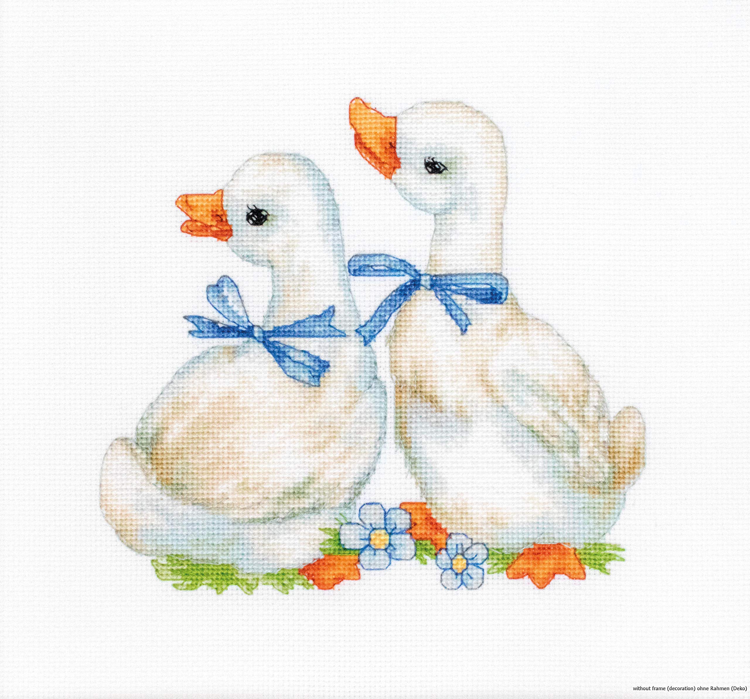Luca-S Cross Stitch Kit, Cotton, Multicoloured, 15x14cm