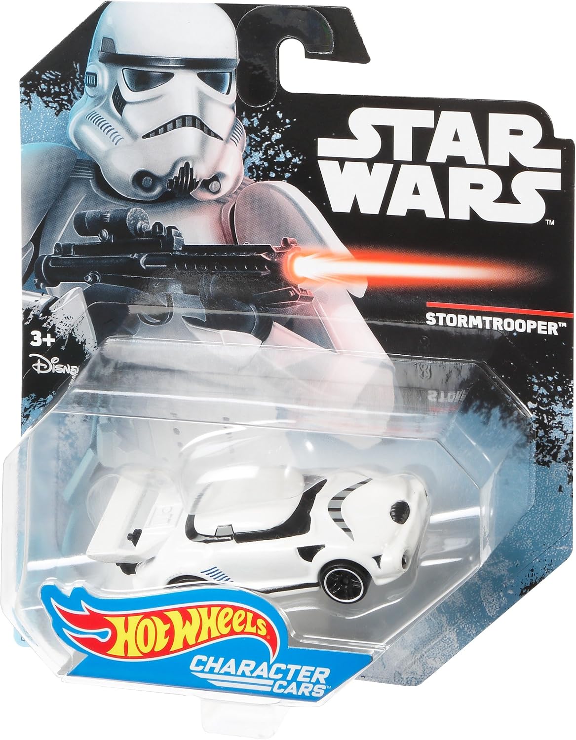 STAR WARS Hot Wheels Rogue One Character Car, Stormtrooper (Clean), White - Image 5