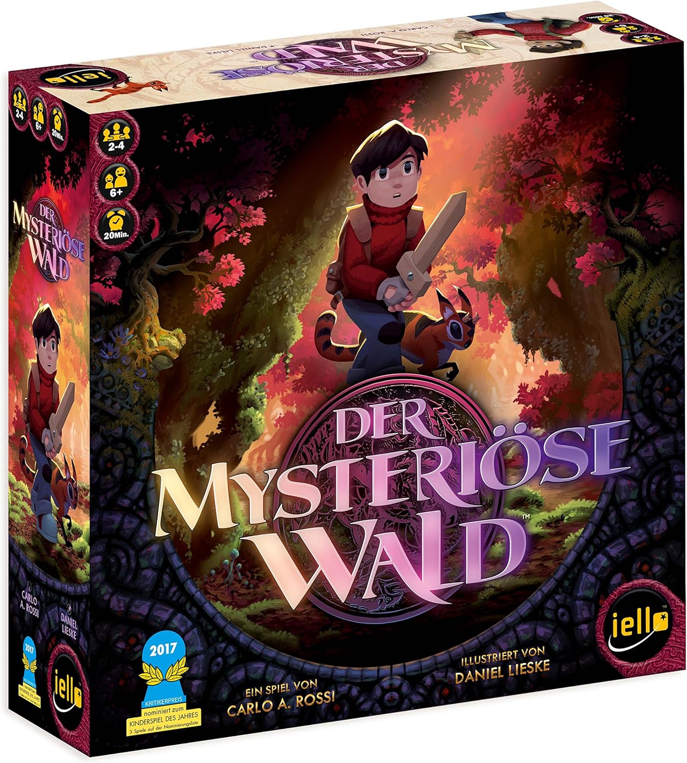 iello 513459 Der mysteriöse Wald - Juego de Mesa (edición Alemana), Multicolor