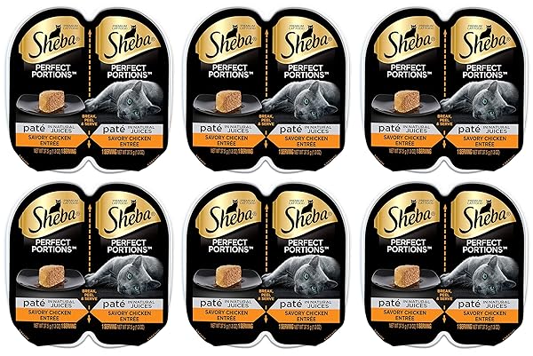 SHEBA PERFECT PORTIONS PATE SAVORY CHICKEN ENTREE 2.6...