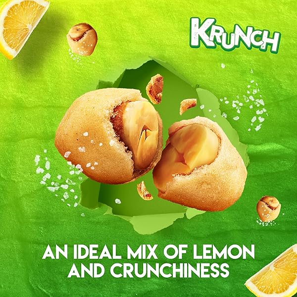 GRANUTS, KRUNCH LEMON JAPANESE PEANUTS, 1.59 OZ, 12 SNACK PACKS