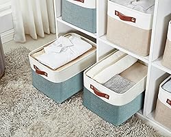 DECOMOMO Storage Bins Fabric Storage Baskets for