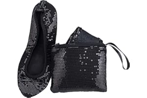 ROLLY FLATS Women's Foldable Flats – Portable Ballet Slippers Shoes for Travel, Wedding – Fits in Purse