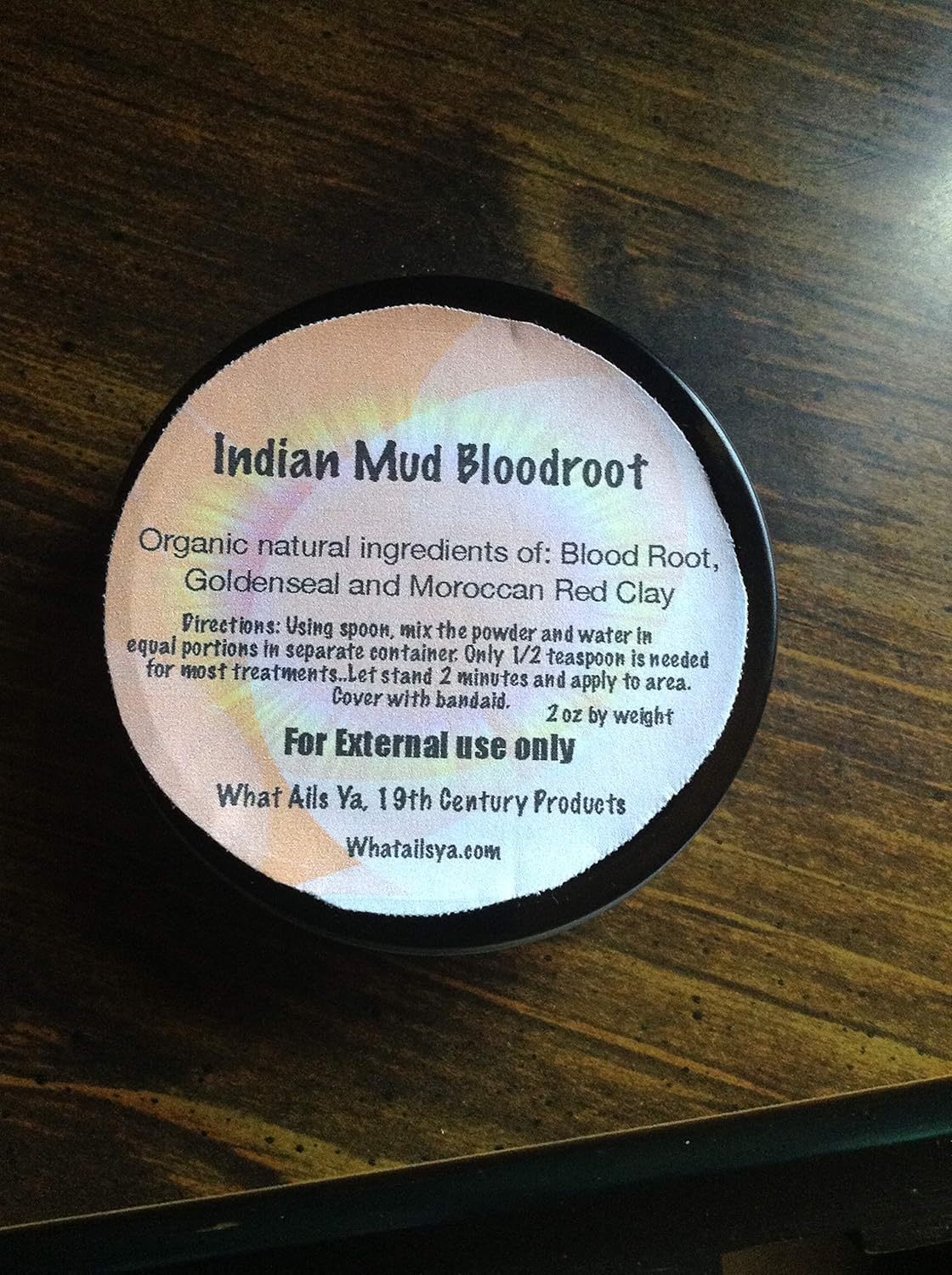 INDIAN MUD BLOODROOT - Bloodroot, Red Clay, Goldenseal- Indian Mud