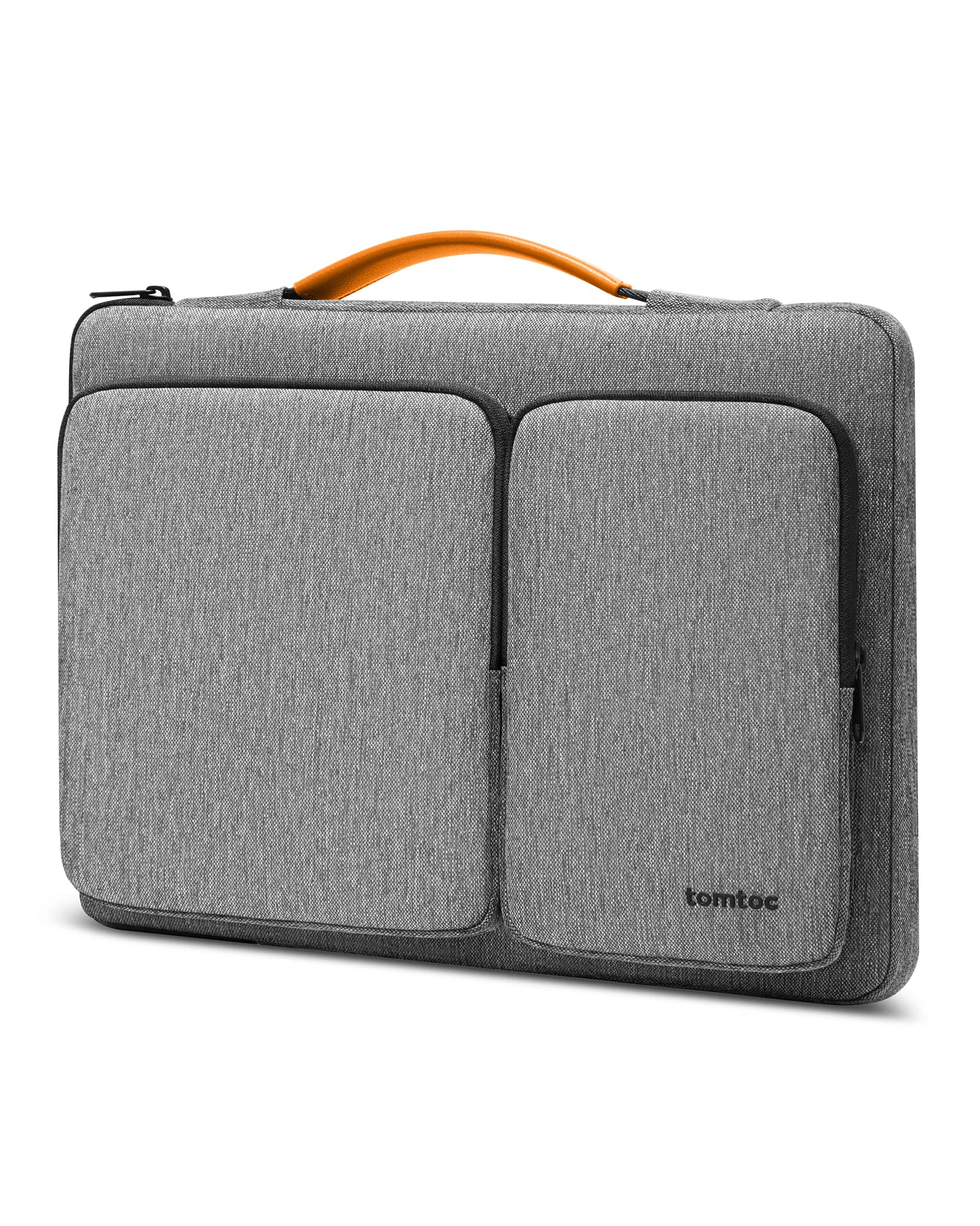 tomtoc Laptop Sleeve for 15-inch New MacBook Air M5(2026), M4/A3241, M3, M2, 15'' Surface Laptop, Dell XPS 15 Plus, 15 MacBook Pro, Water-repellent Shockproof Computer Case Bag with Handle and Pockets