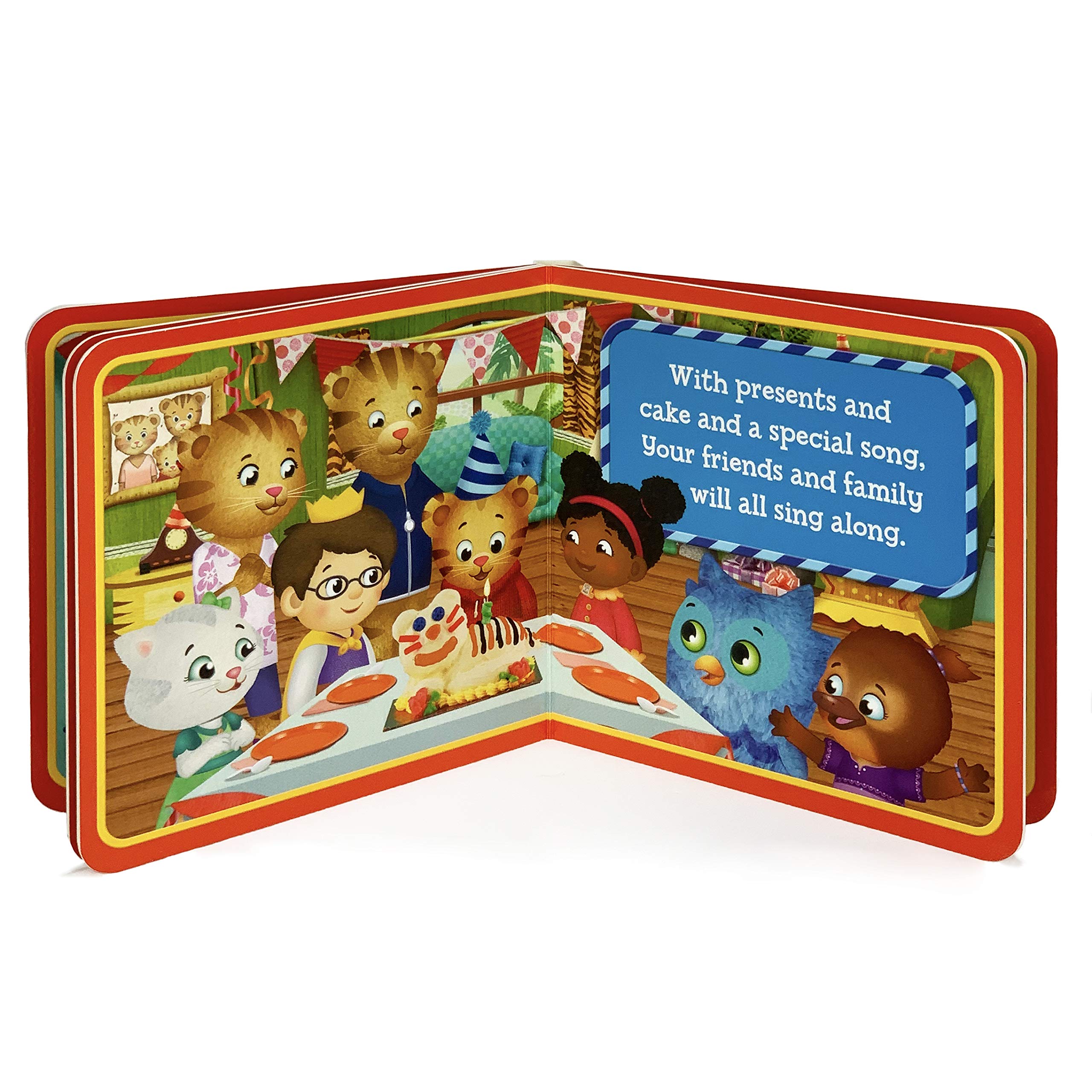 D​aniel Tiger Happy Birthday​: Little Bird Greetings, Greeting Card Board Book with Personalization Flap, Gifts for Birthdays