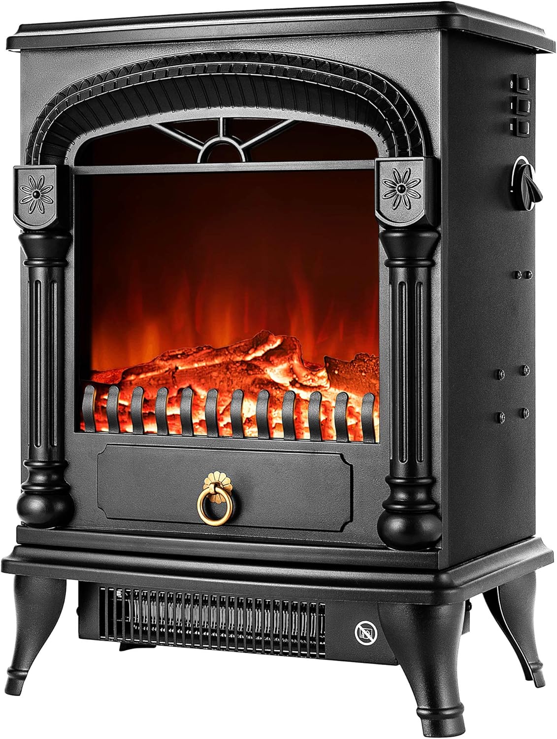 VIVOHOME 110V 20 Inch Portable Free Standing Electric Fireplace Insert