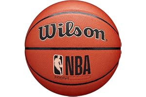 WILSON NBA Forge Indoor/Outdoor Basketball - Brown, Size 7-29.5"