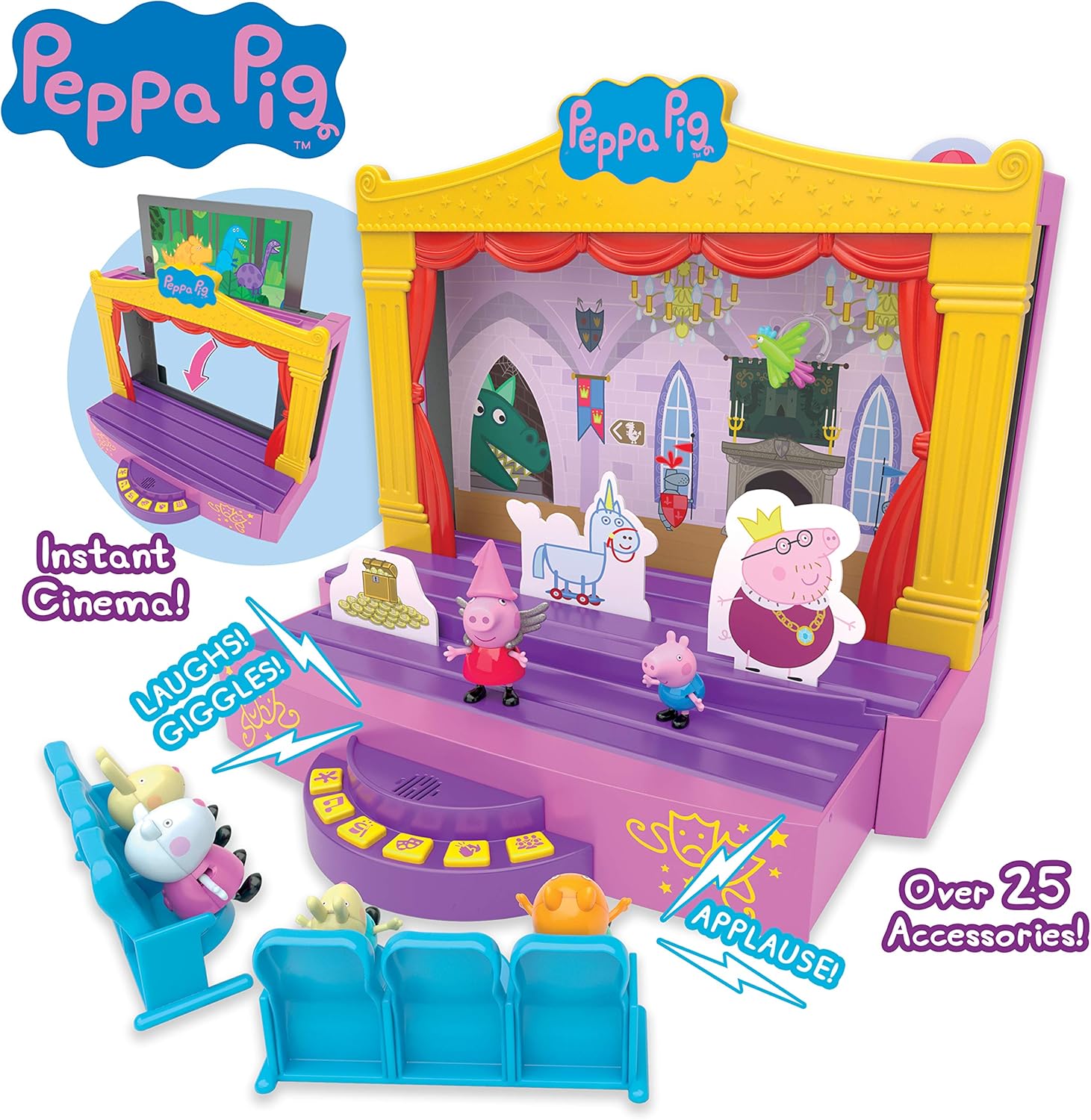 peppa pig theatre playset