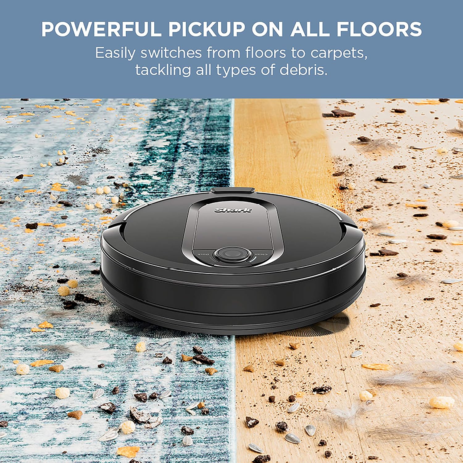Shark IQ Robot Vacuum AV1002AE with XL Self-Empty Base, Self-Cleaning Brushroll, Advanced Navigation, Wi-Fi, Compatible with Alexa, 2nd Generation: Home & Kitchen