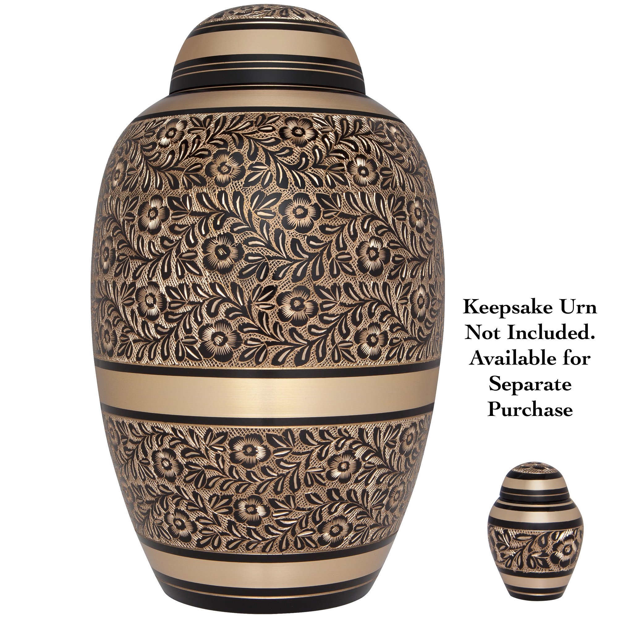 5.5 x 5.5 x 7.0 Box Liliane Memorials Black Angel Niche Cube Box