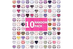 BIG ELEPHANT Random Color Potty Training Underwear - 10 Pcs Set, Training Pants for Boys and Girls