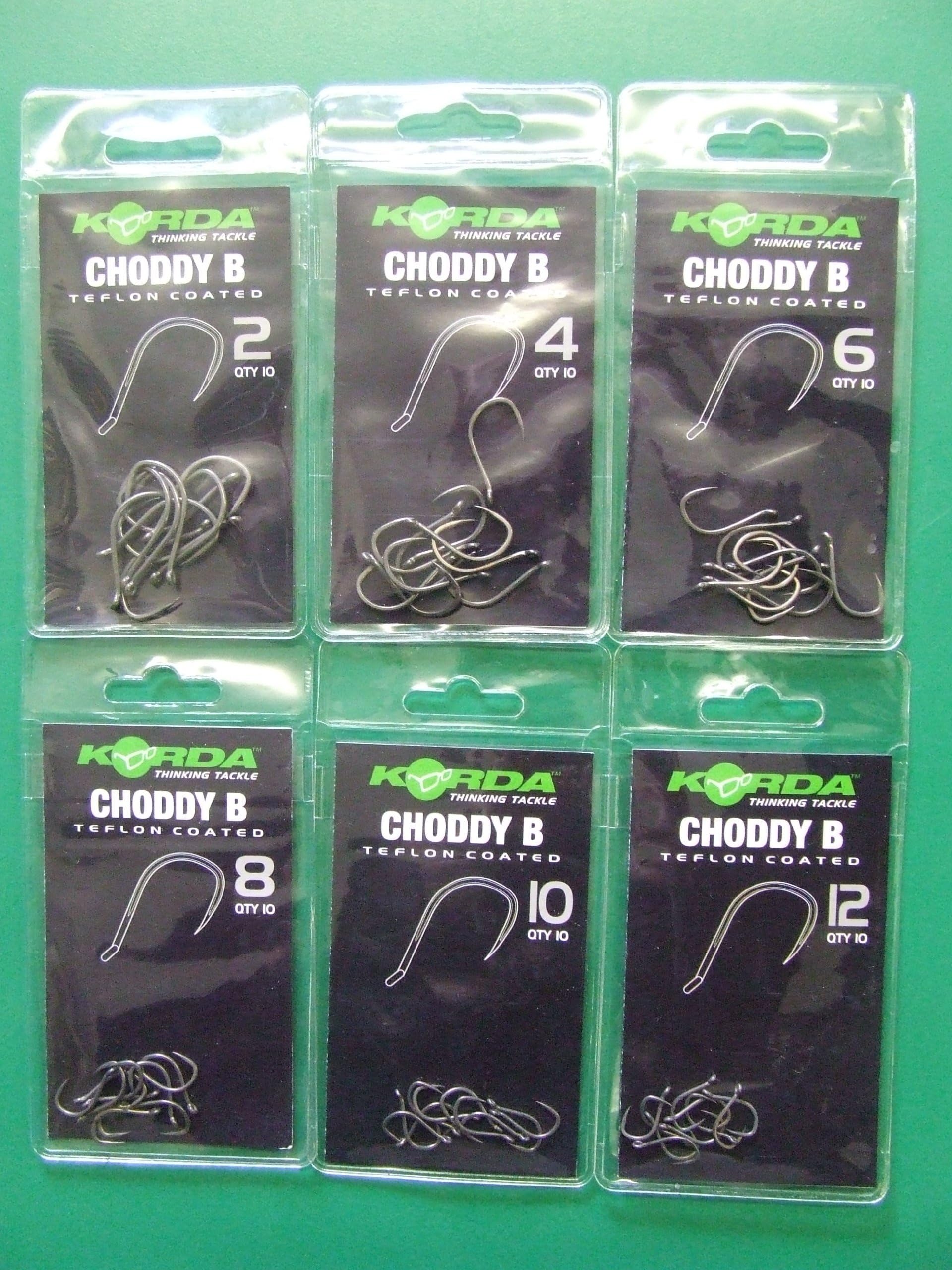 Korda Choddy B Barbless Carp Fishing Hooks