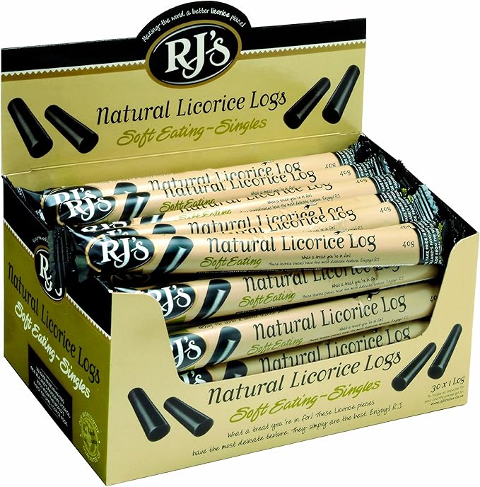 RJ Liquorice Log Bulk Buy Box of 30 Amazon.co.uk Grocery