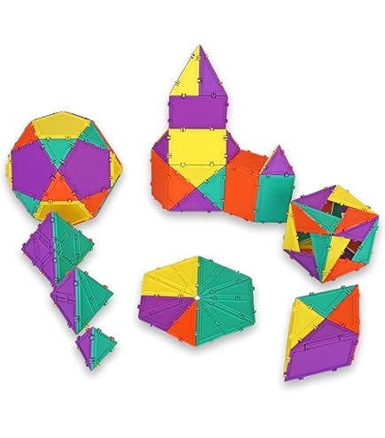 Learning Resources Giant GeoSolids - Large Plastic Geometric Shapes For Math Education
