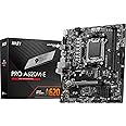 MSI PRO A620M-E ProSeries Motherboard (AMD 9000/8000/7000 Series Processors, AM5, DDR5, PCIe 4.0, SATA 6Gb/s, M.2, USB 3.2 Gen 1, DVI/HDMI, mATX)
