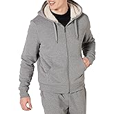 Amazon Essentials Hoodie For Men, Sherpa-Lined Full-Zip Fleece Sweatshirt