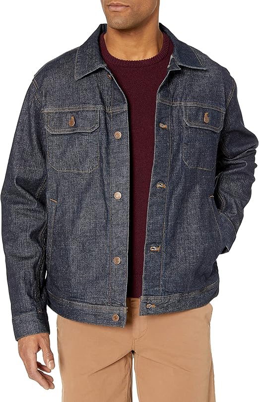 Pendleton Men's Wool Jacket, Dark Denim, Large Amazon.co.uk Clothing