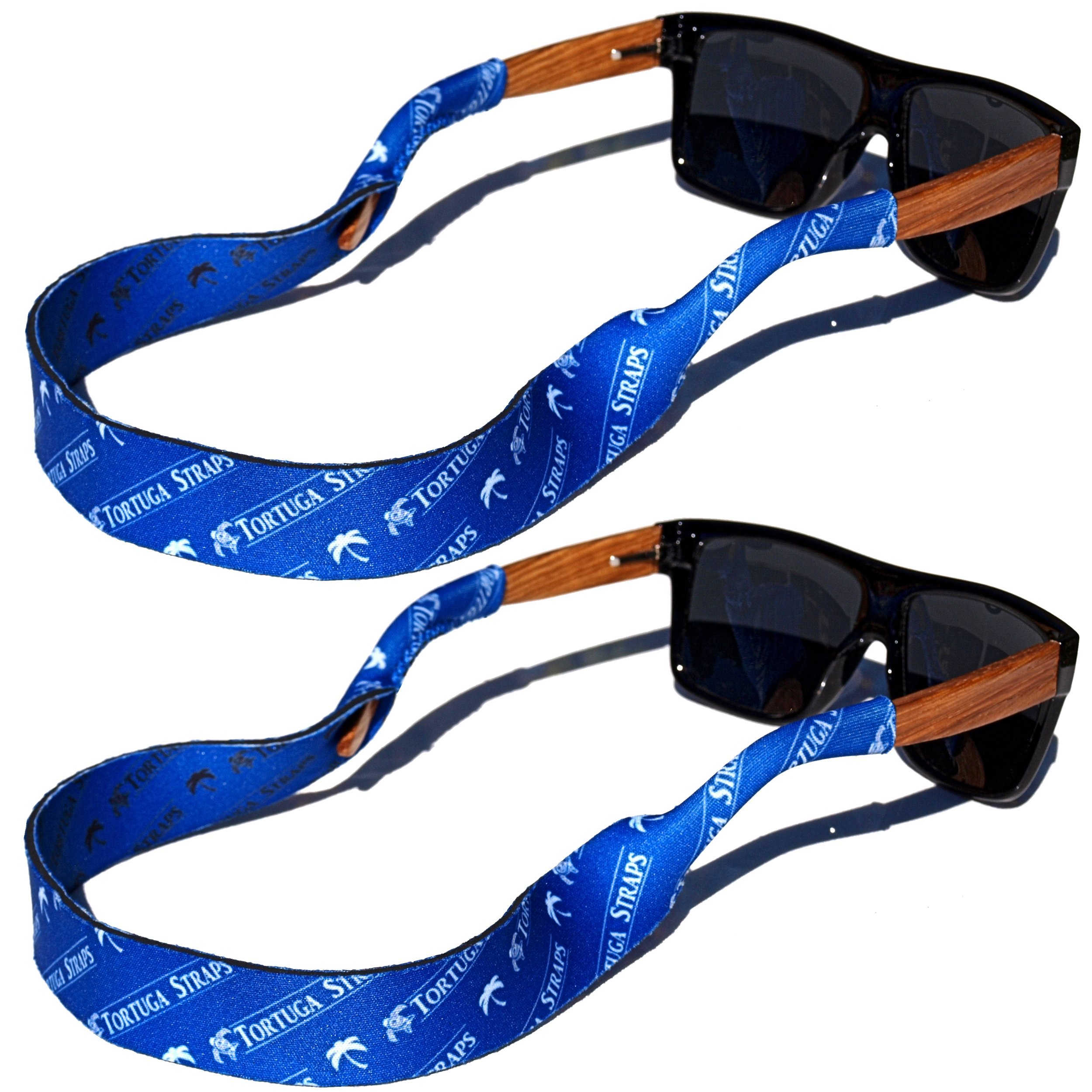 TORTUGA STRAPS FLOATZ RF Sea Blue Glasses Strap 2 Pk Floating