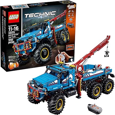 Lego Technic 6x6 All Terrain Tow Truck 42070 Building Kit 1862 Pieces
