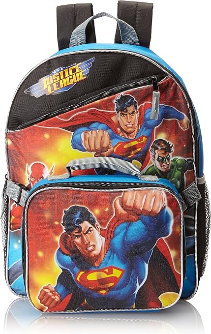 superman backpack and lunchbox