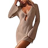 ANRABESS Women Beach Cover Ups 2026 Summer Crochet Knit Swimwear Mesh Bathing Suit Hollow Out Dress Swimsuit Vacation Clothes