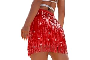 BREEVO Sequin Skirt Space Cowgirl Outfit (Zipper on The Right)