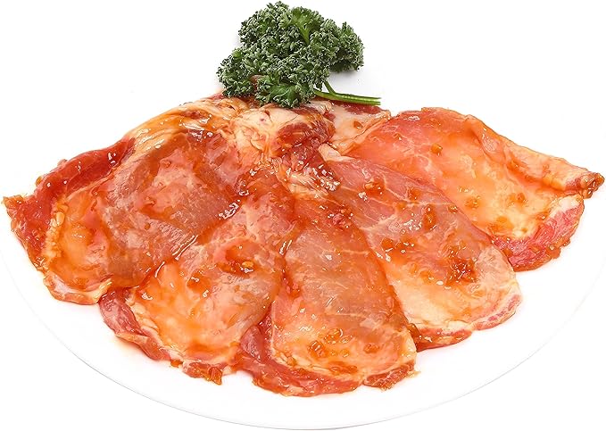 Amazon Co Jp 冷蔵 アメリカ産 四元豚シルキーポーク 味付ロースうす切り 0g 生姜焼 Food Beverage Alcohol