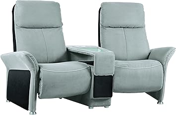 City Salon Variance Canape 2 Places Relax Electrique 1 Moteur Avec