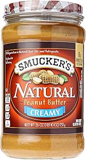 Smucker's Natural Creamy Peanut Butter, 26-Ounce