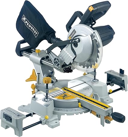 Peugeot Energysaw 210sl Scie A Onglet Coupe Maxi 65 X 260 Mm Alesage 30 Mm O 210 Mm 40 Dents1600 W Amazon Fr Bricolage