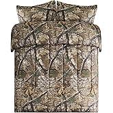 VISI-ONE Realtree APX Camo Full 3 Piece Comforter Set – All-Season Lightweight Microfiber Rustic Western Style Bedding for Hunters, Outdoor & Nature Lovers, Ideal for Cabin, Lodge, Mancave, Camp